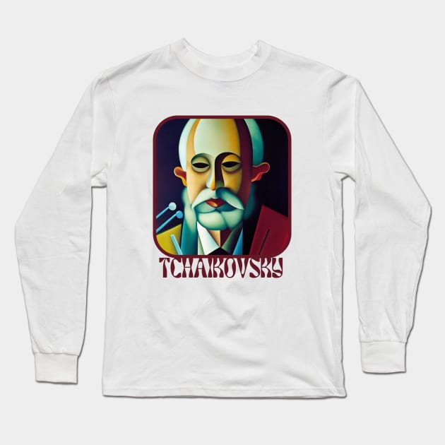 TCHAIKOVSKY Long Sleeve T-Shirt by Cryptilian